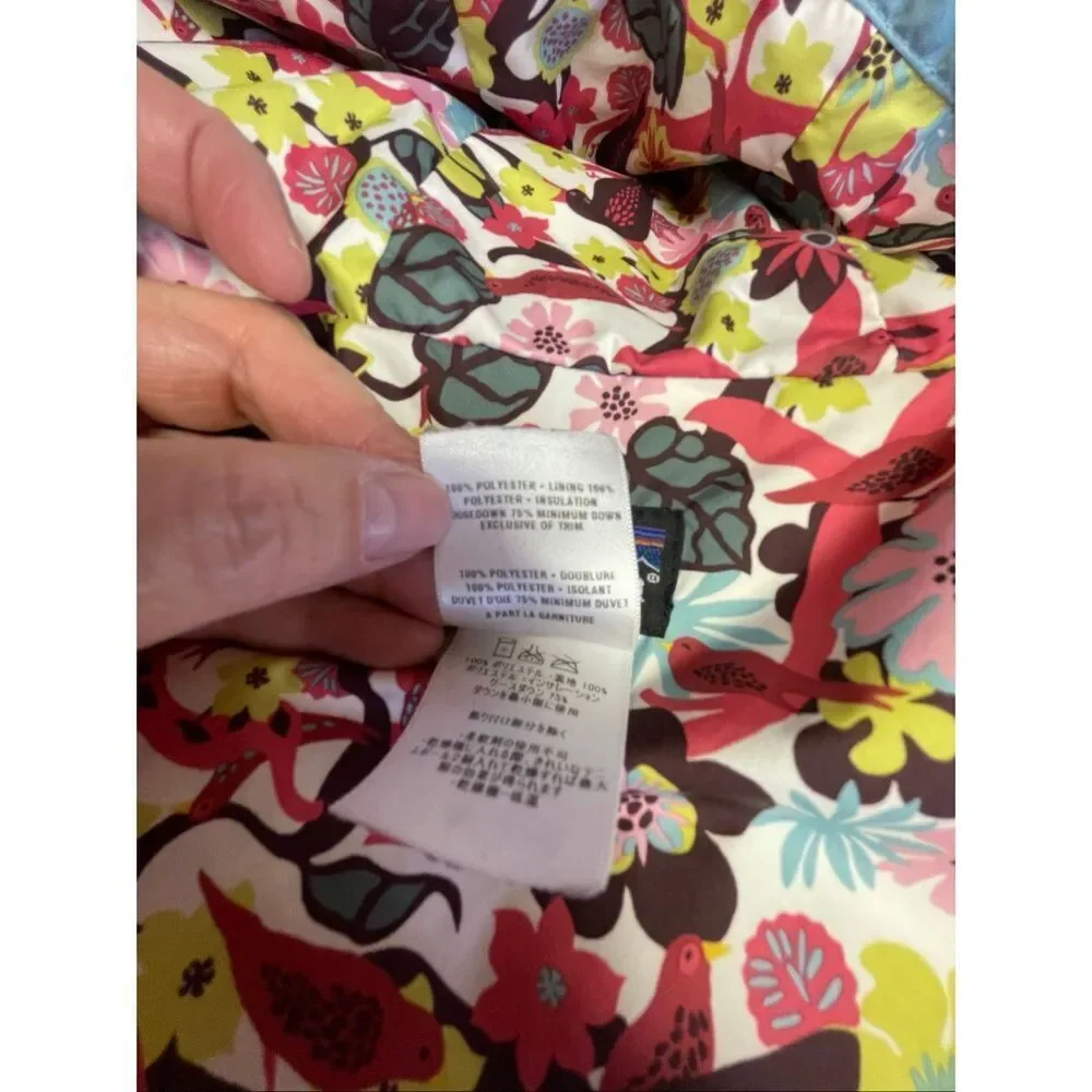 Patagonia Aqua Girls Puffer Coat Size S - 8